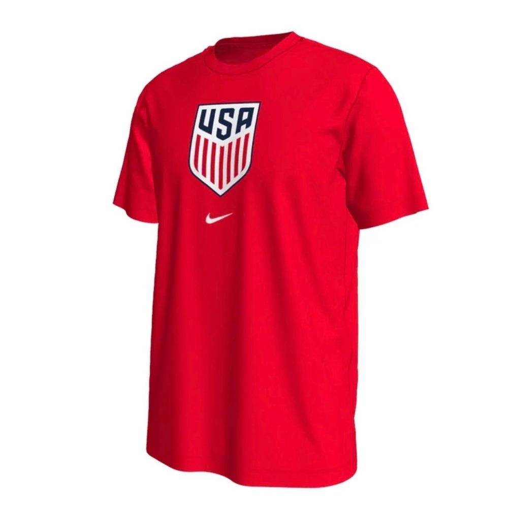 Nike USMNT Soccer T-Shirt Mens Small Red NWT USA Crest Graphic IH2194-657